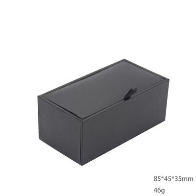 70 * 35 * 30 mm Jedno i dwa satynowe pudełko na spinki do mankietów na biżuterię