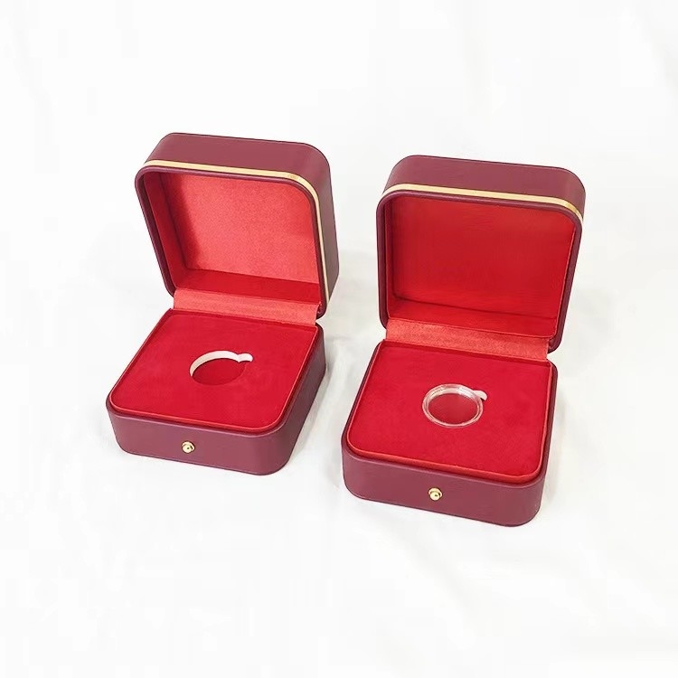 Wysokiej klasy pamiątkowy medal Coin Collection Storage Box Plastikowa gablota na pojedynczą monetę
